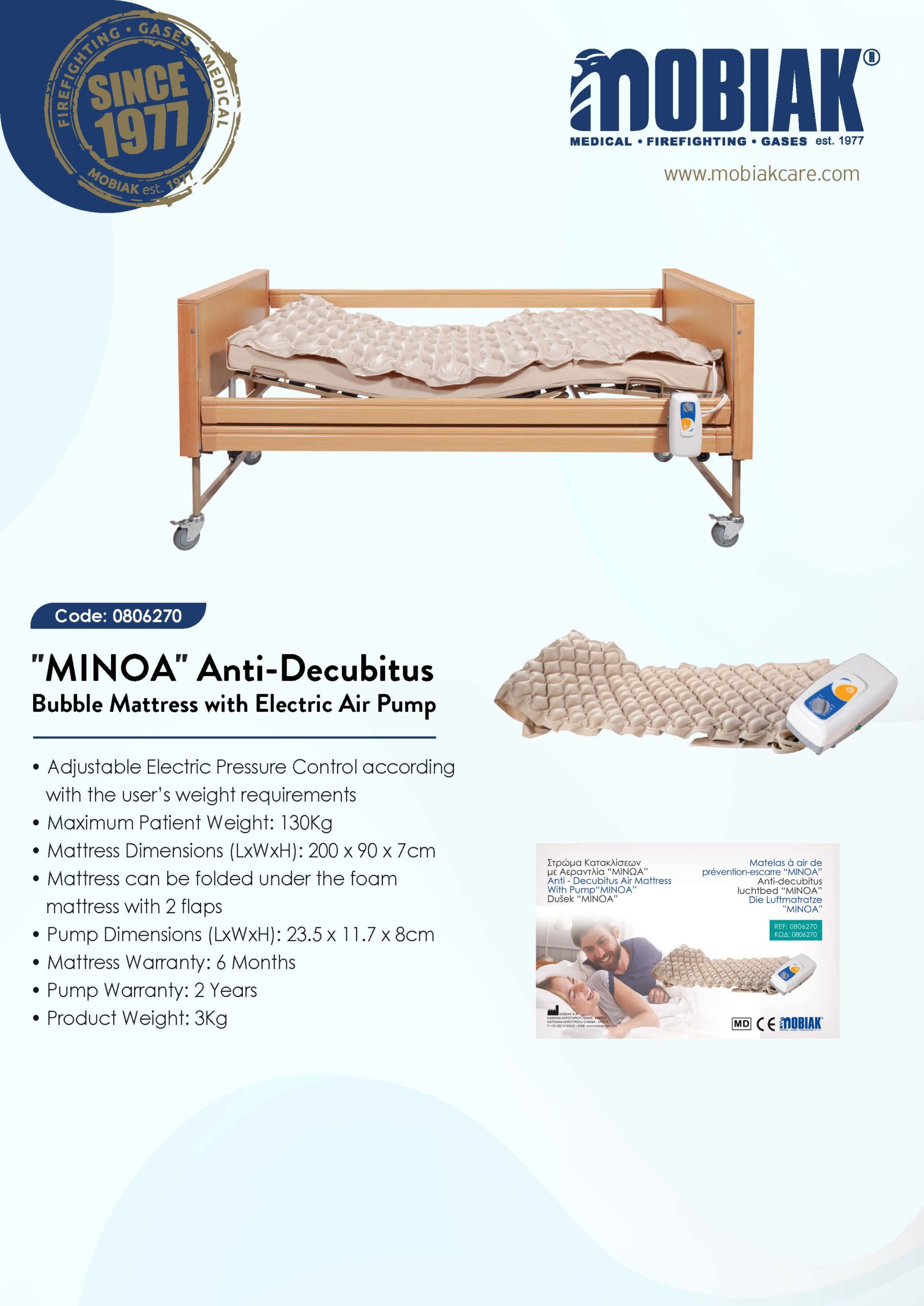 Anti-Decubitus Bubble Mattress 