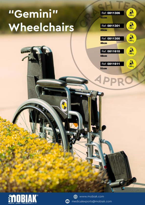 CRASH TEST “Gemini” Wheelchairs