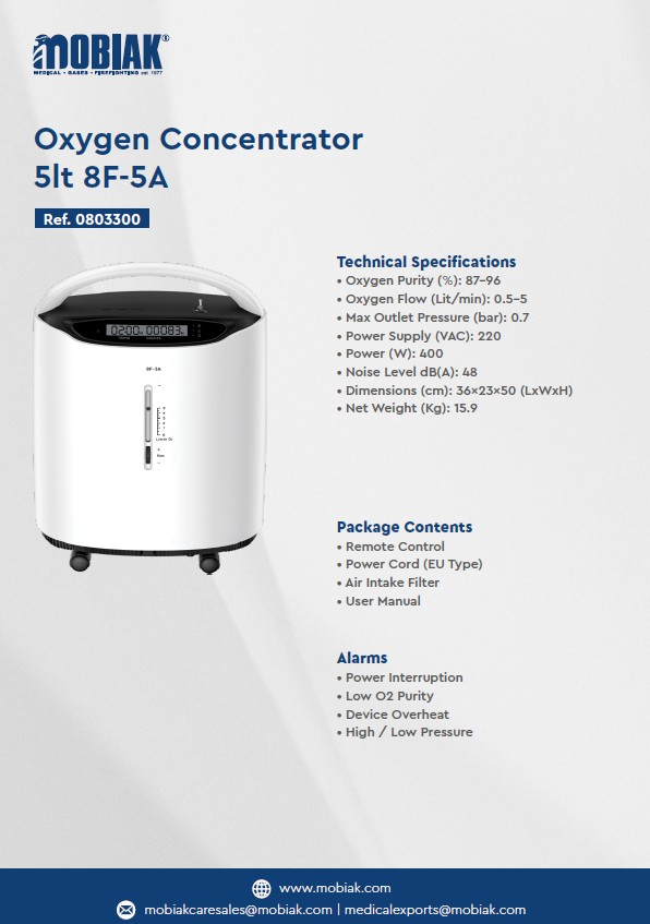 5Lt Oxygen Concentrator LITE YUWELL