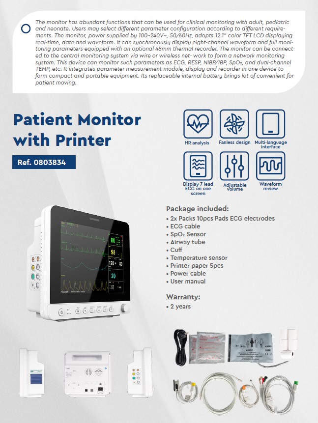 Patient Monitor with Printer