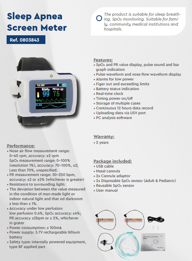 Sleep Apnea Screen Meter