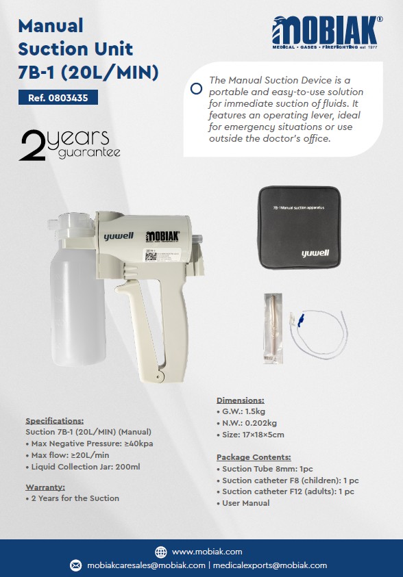 Suction Unit 7B-1 (20 L/MIN)