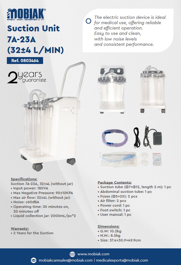 Suction Unit 7A-23A (32±4 L/MIN)